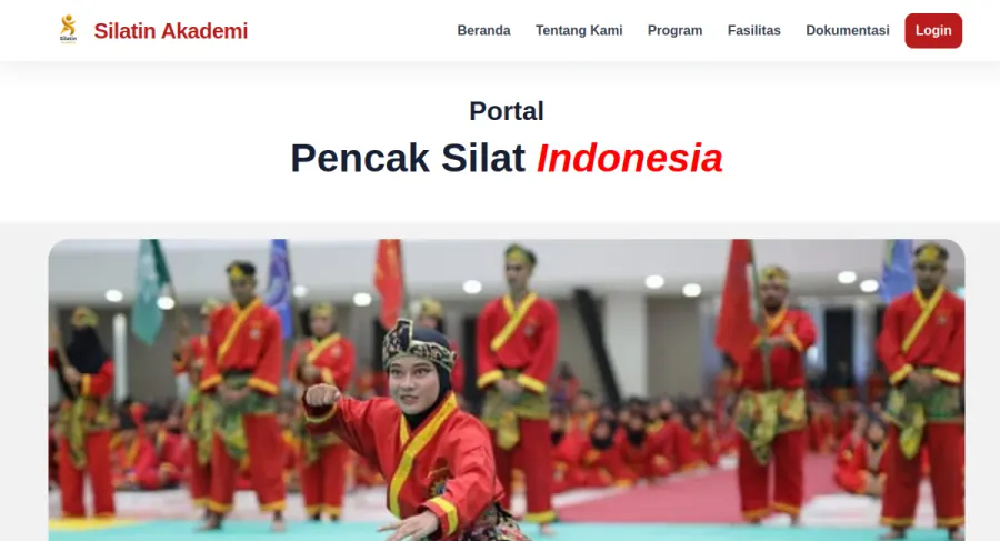 Silatin website interface